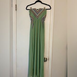 West 36th Strapless Maxi Dress, size S
